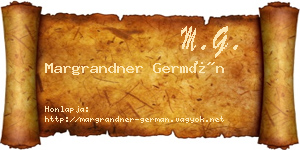 Margrandner Germán névjegykártya